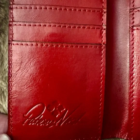 Patricia Nash Red Floral Embossed Wallet - Picture 4 of 7